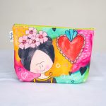 Cosmetiquero Frida corazón