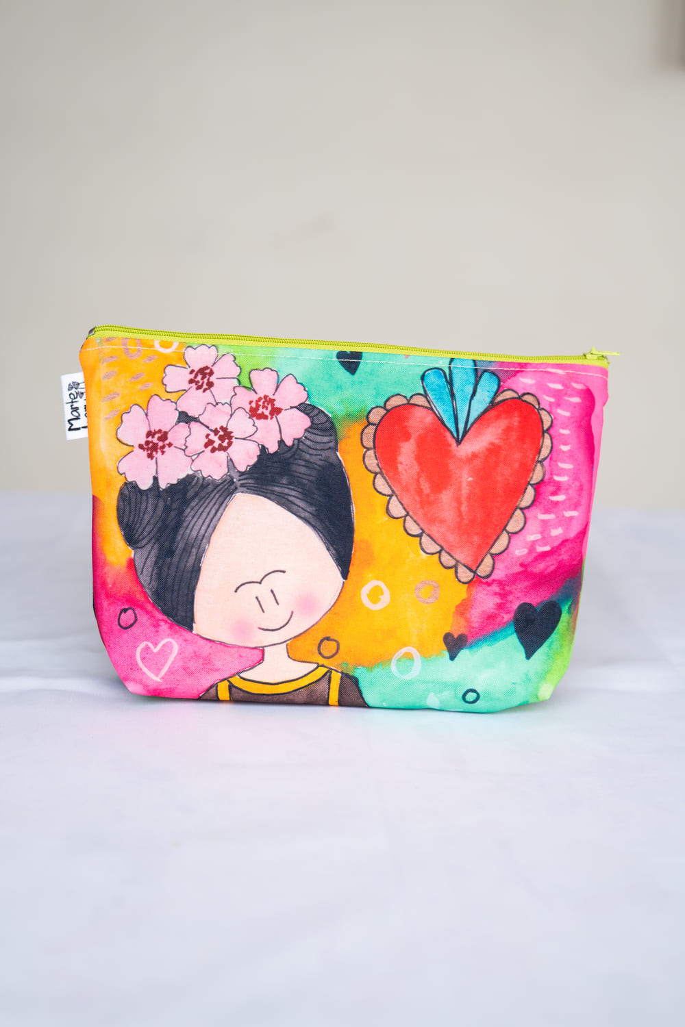 COSMETIQUERO FRIDA CORAZON Cosmetiquero Frida corazón - Imagen 1