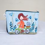 Cosmetiquero niña bicicleta