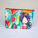 Cosmetiquero niña corazón