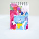 Libreta Gato y Pájaro