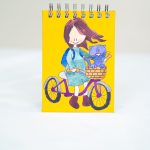 Libreta niña bicicleta