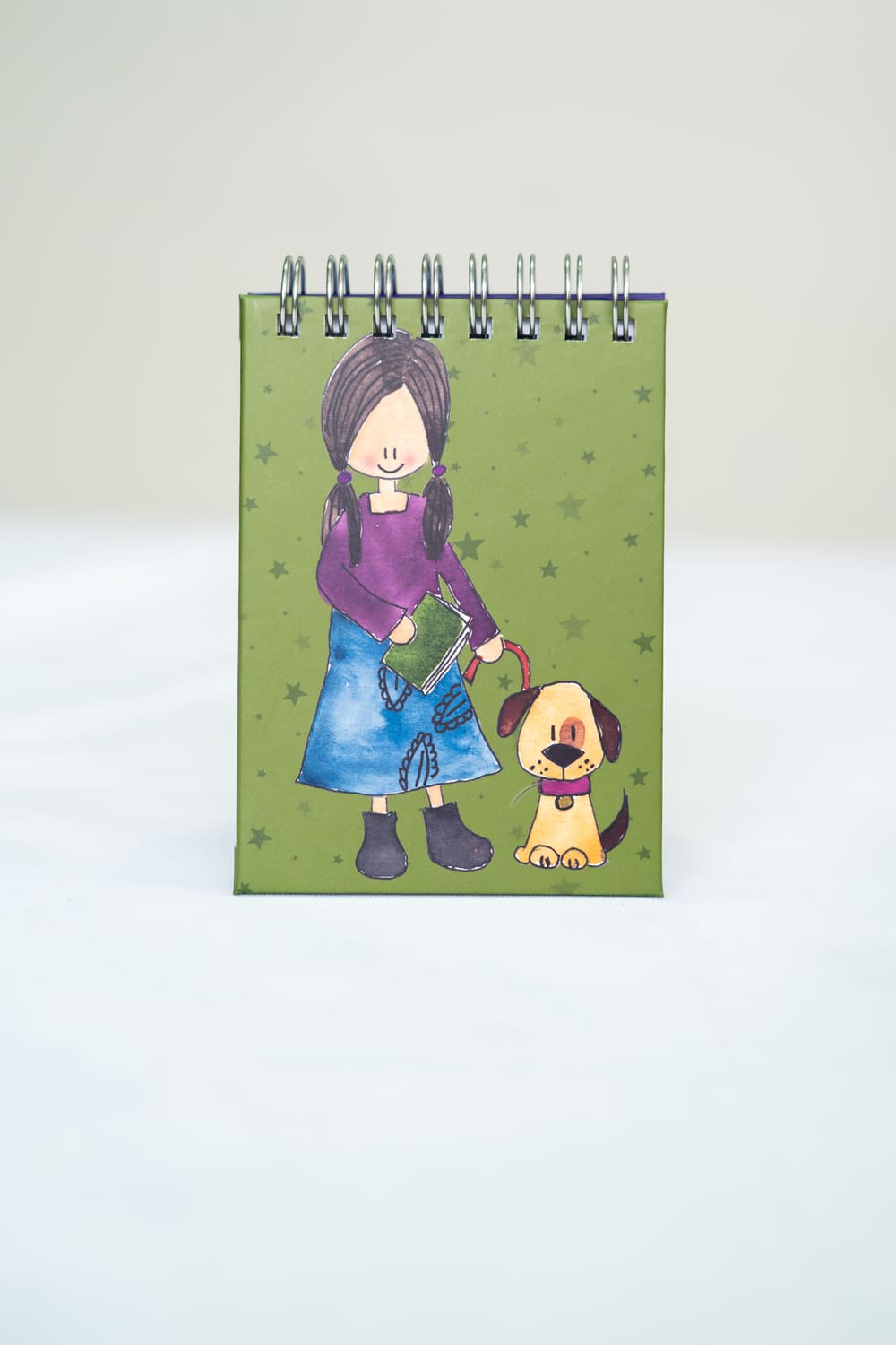 LIBRETA NIÑA Y PERRO Libreta niña y perro - Imagen 1